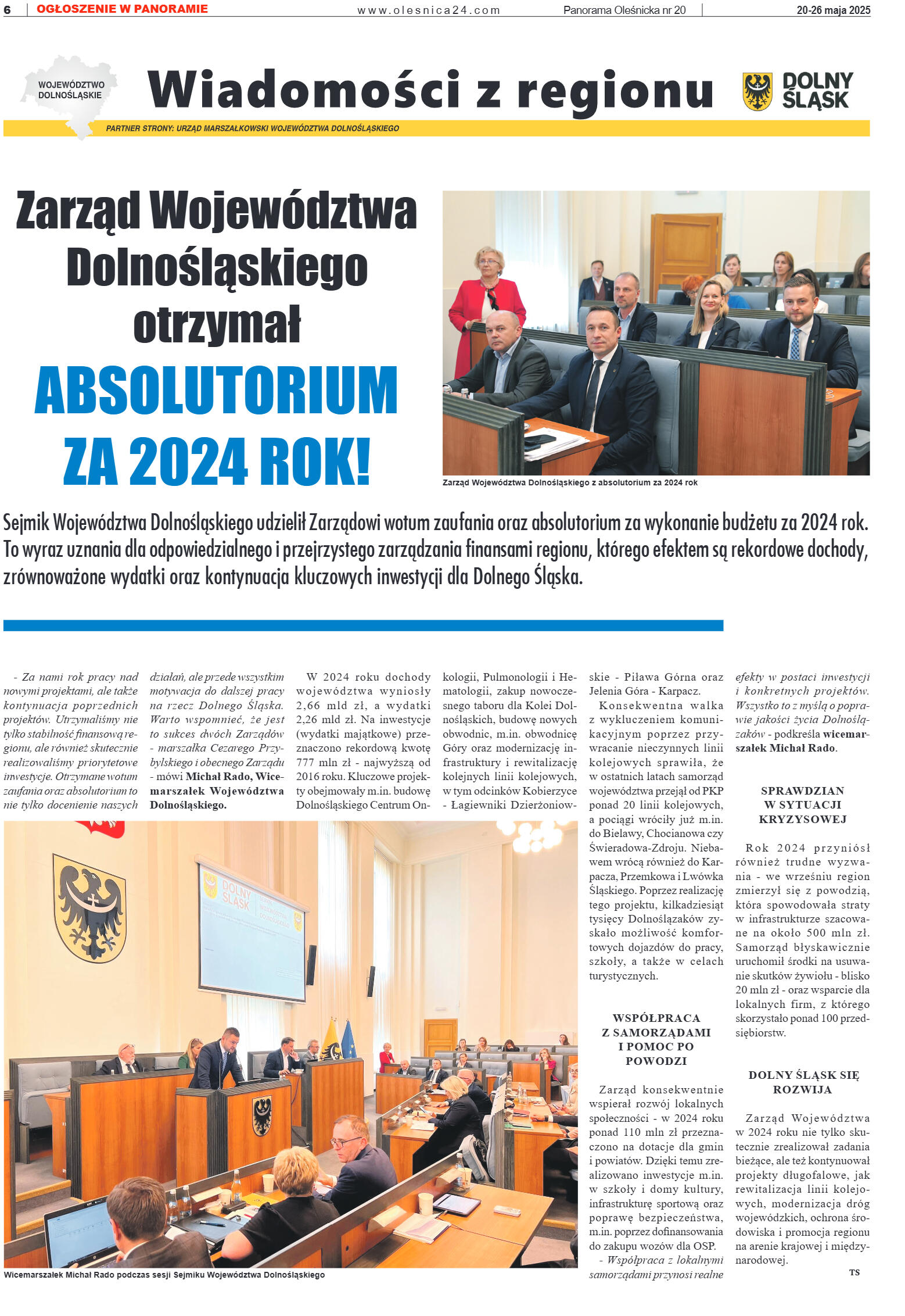 Panorama Oleśnicka nr 20 z 20 maja 2025 - strona 6