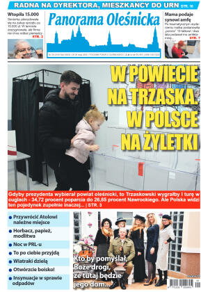 Panorama Oleśnicka nr 20 z 20 maja 2025 - strona 1