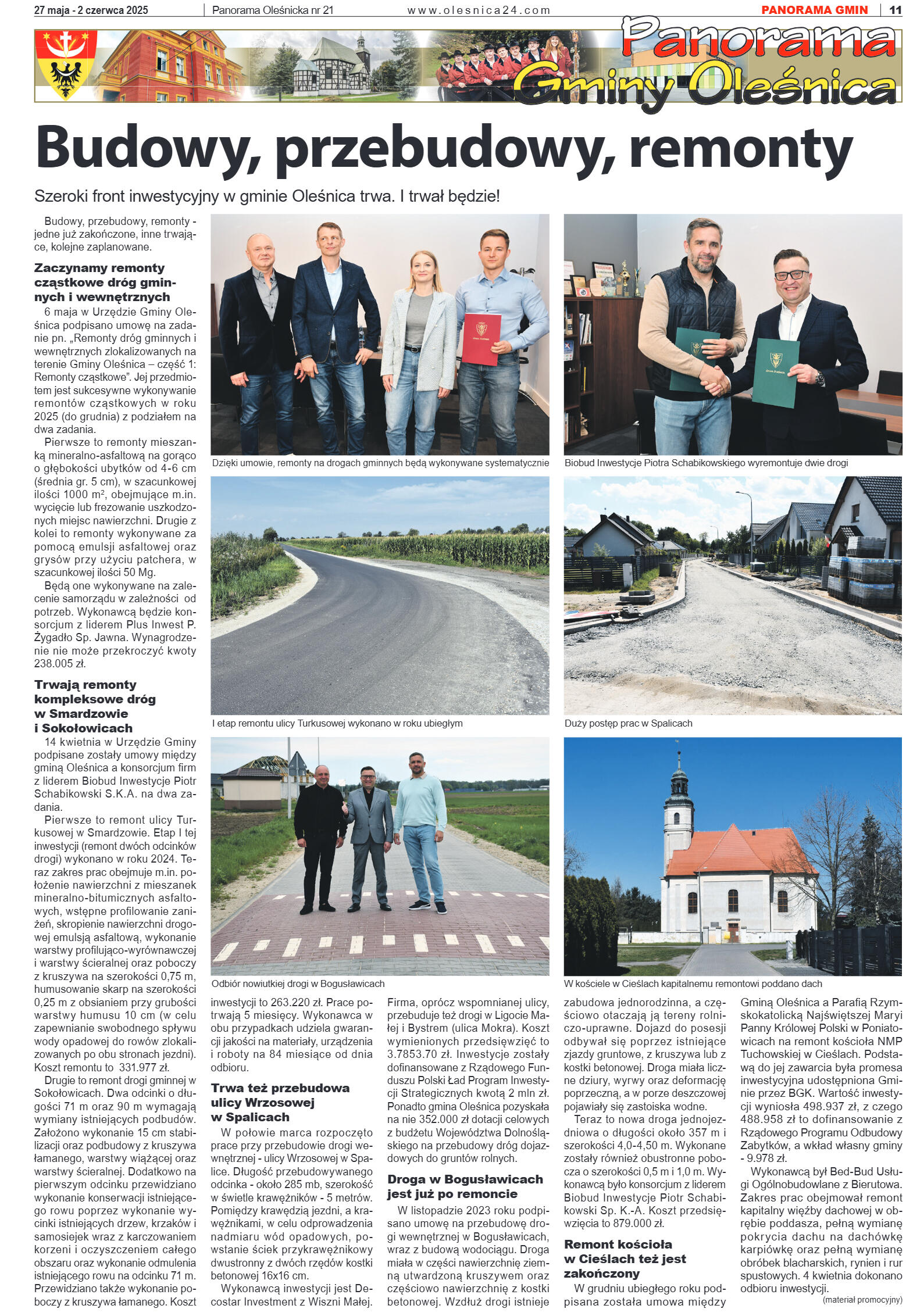 Panorama Oleśnicka nr 21 z 27 maja 2025 - strona 11