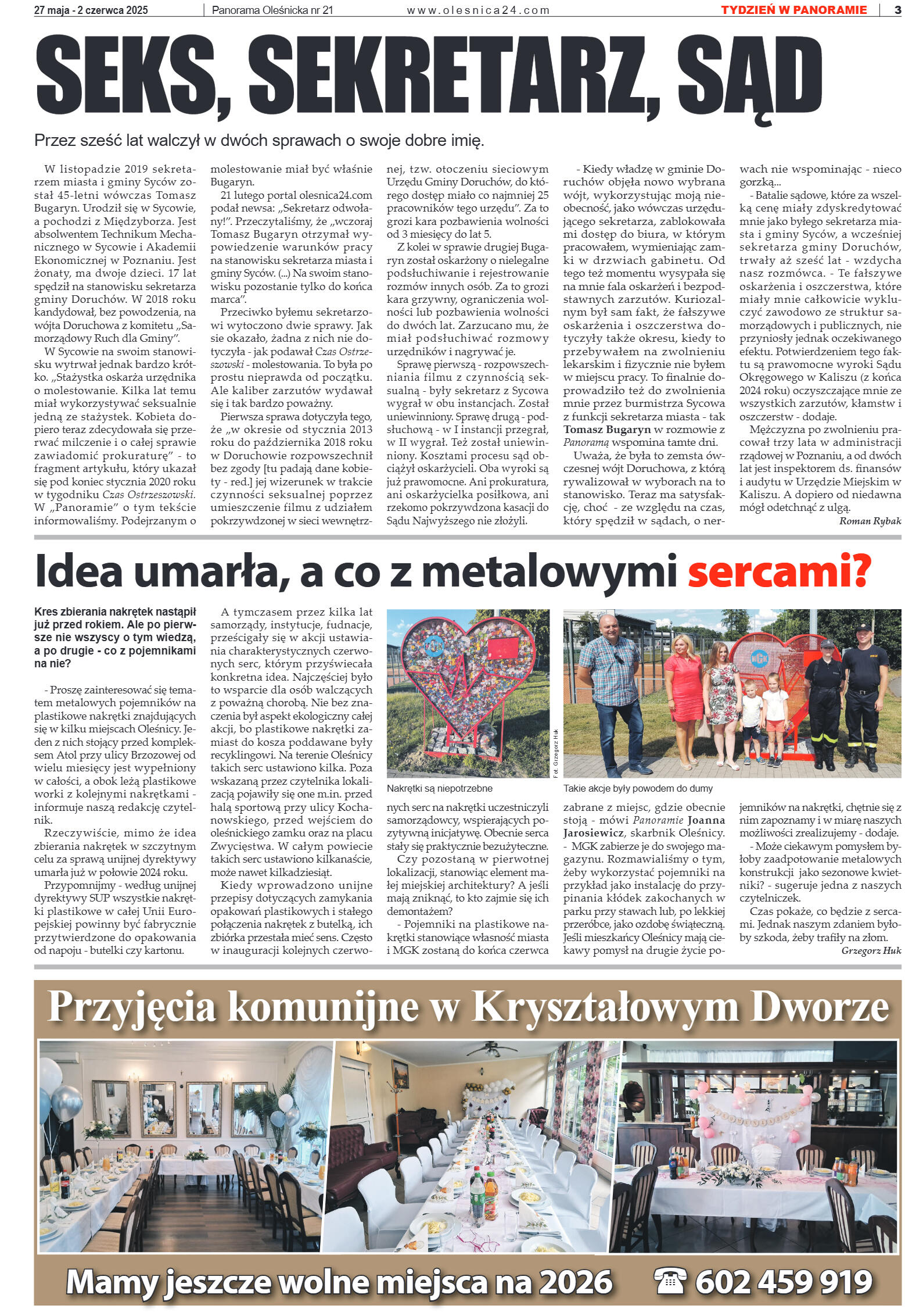 Panorama Oleśnicka nr 21 z 27 maja 2025 - strona 3