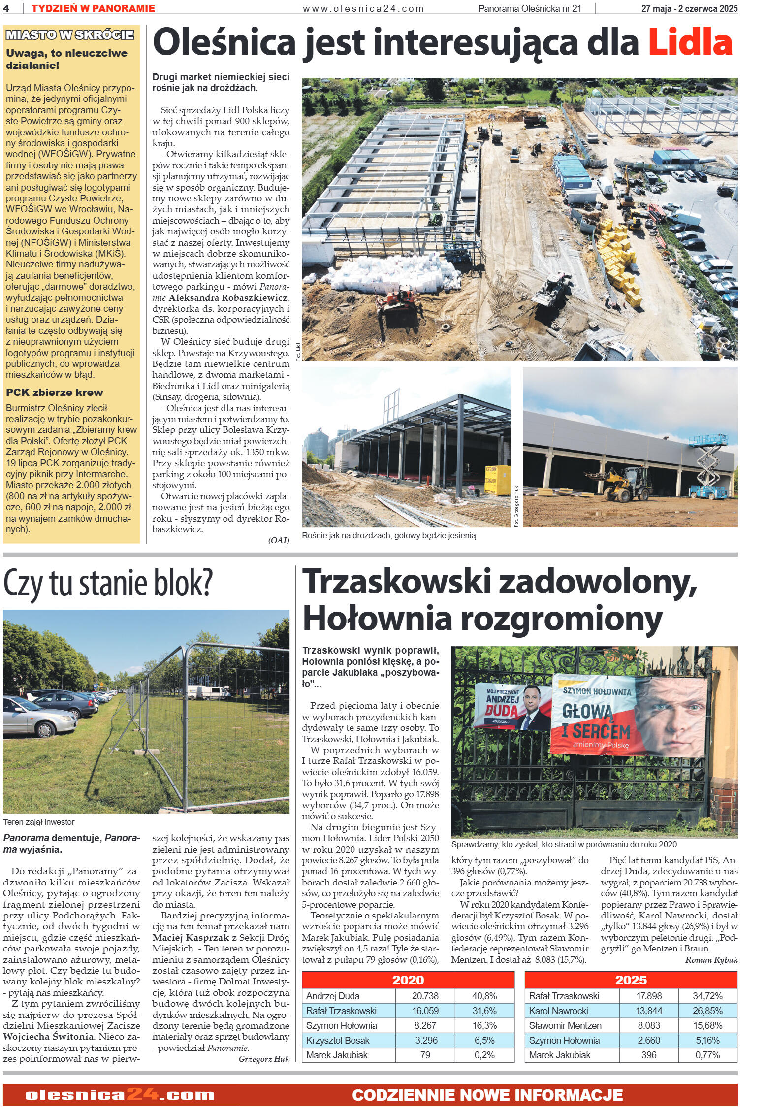 Panorama Oleśnicka nr 21 z 27 maja 2025 - strona 4