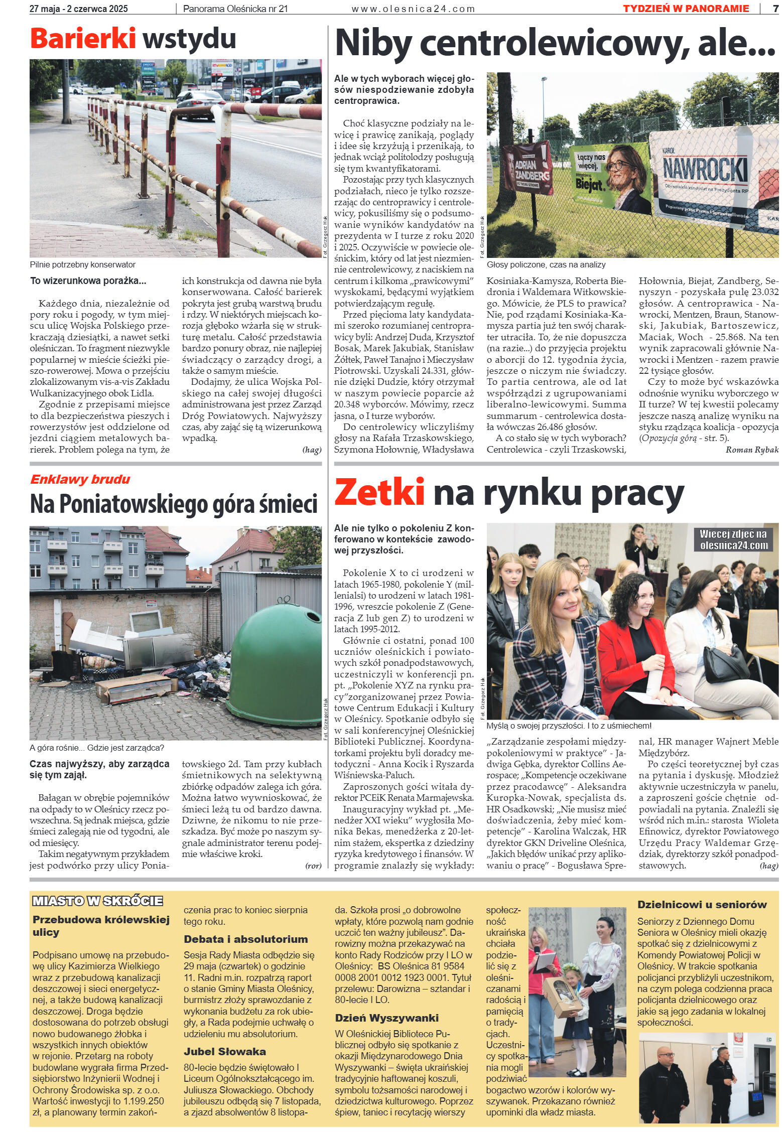 Panorama Oleśnicka nr 21 z 27 maja 2025 - strona 7