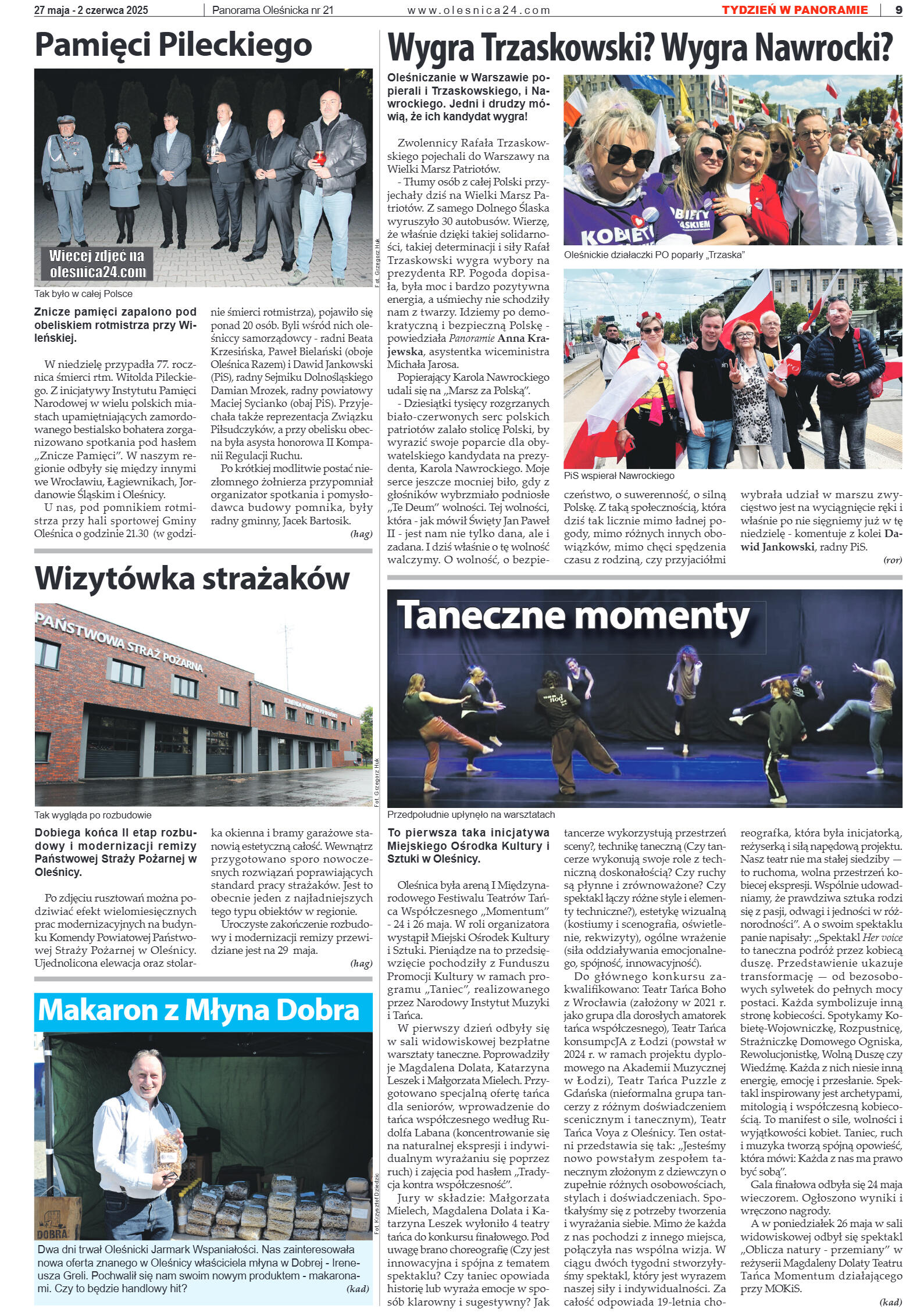 Panorama Oleśnicka nr 21 z 27 maja 2025 - strona 9