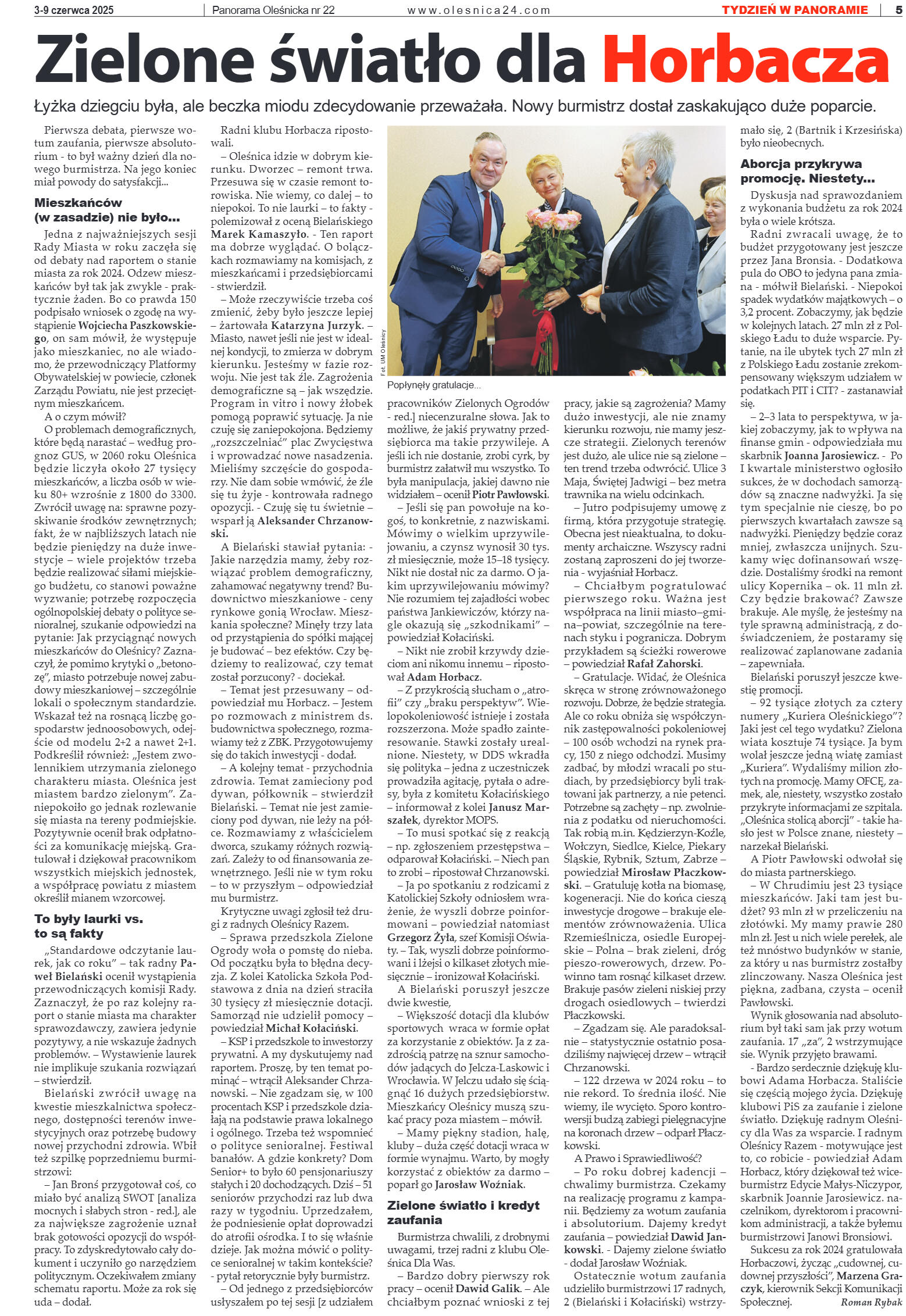Panorama Oleśnicka nr 22 z 3 czerwca 2025 - strona 5