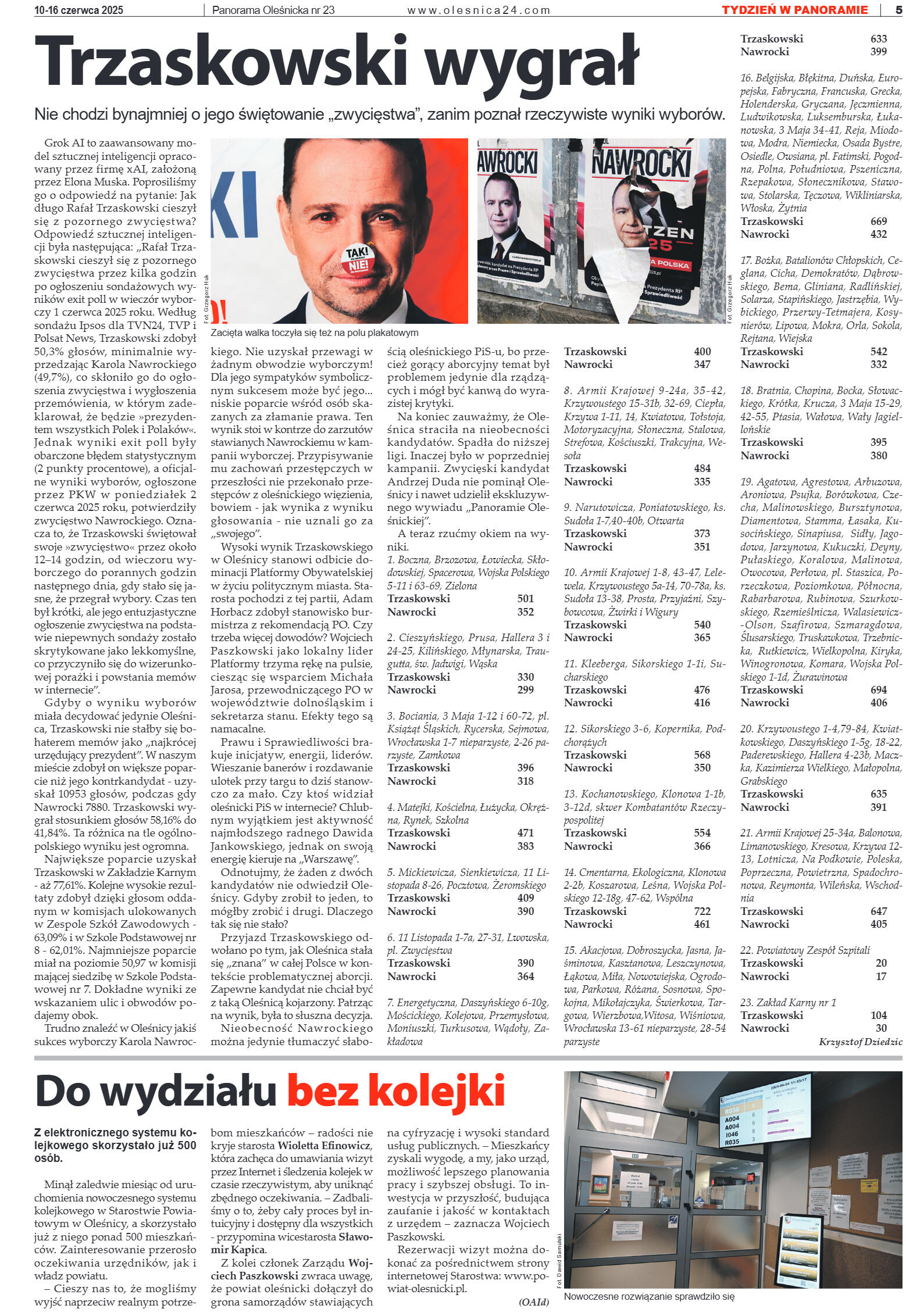 Panorama Oleśnicka nr 23 z 10 czerwca 2025 - strona 5