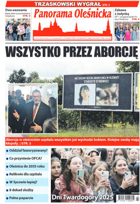 Panorama Oleśnicka nr 23 z 10 czerwca 2025 - strona 1