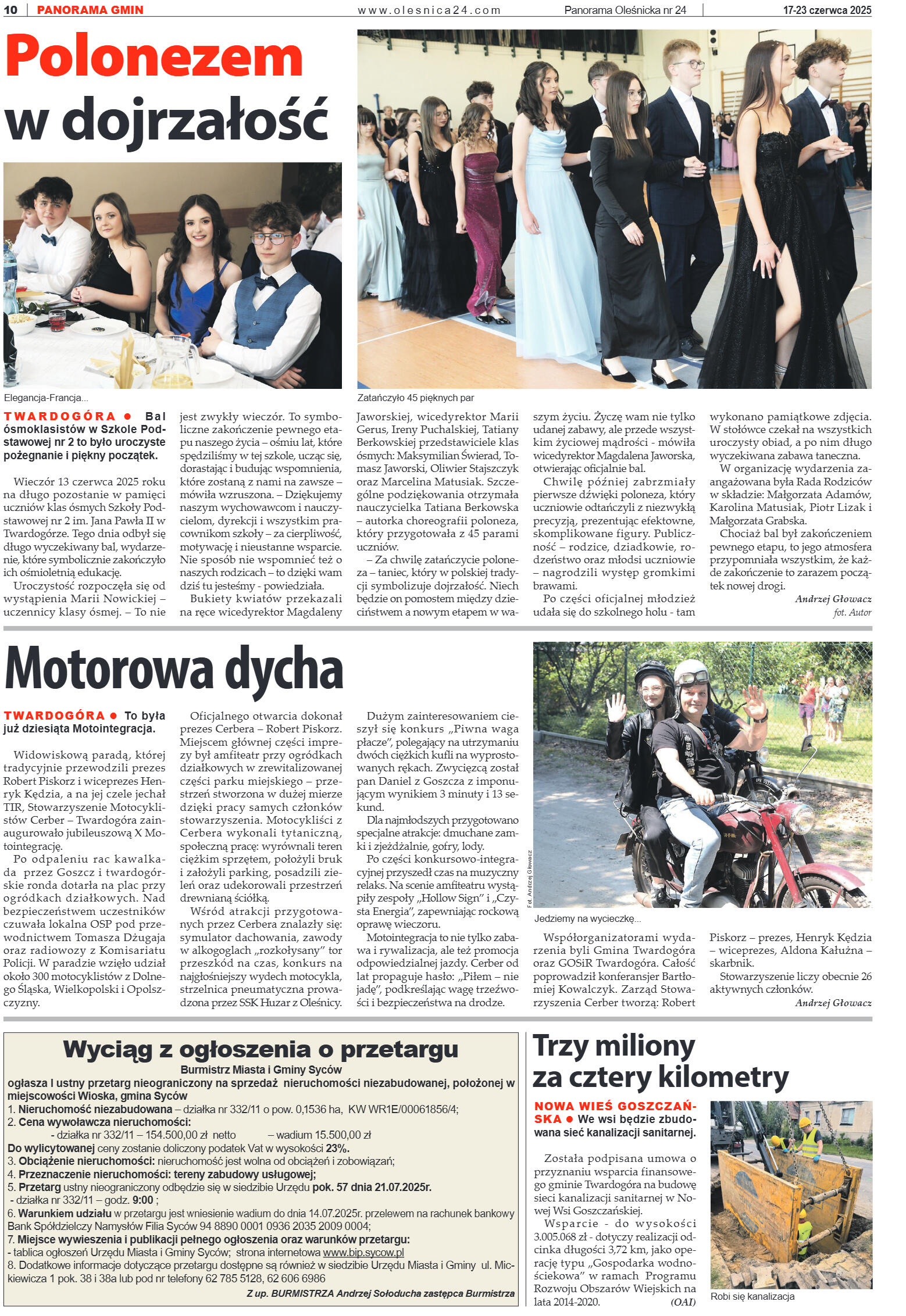 Panorama Oleśnicka nr 24 z 17 czerwca 2025 - strona 10