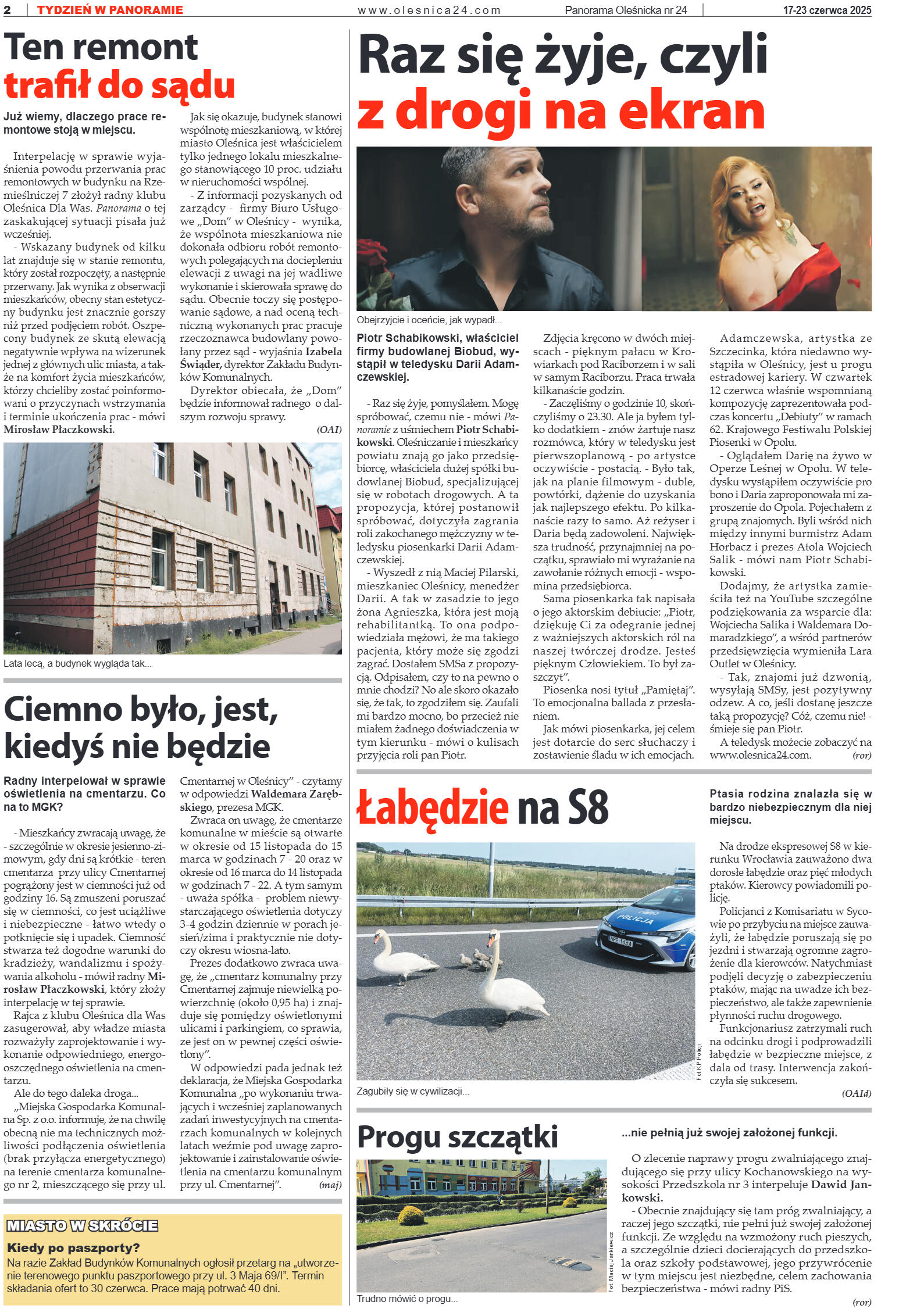 Panorama Oleśnicka nr 24 z 17 czerwca 2025 - strona 2