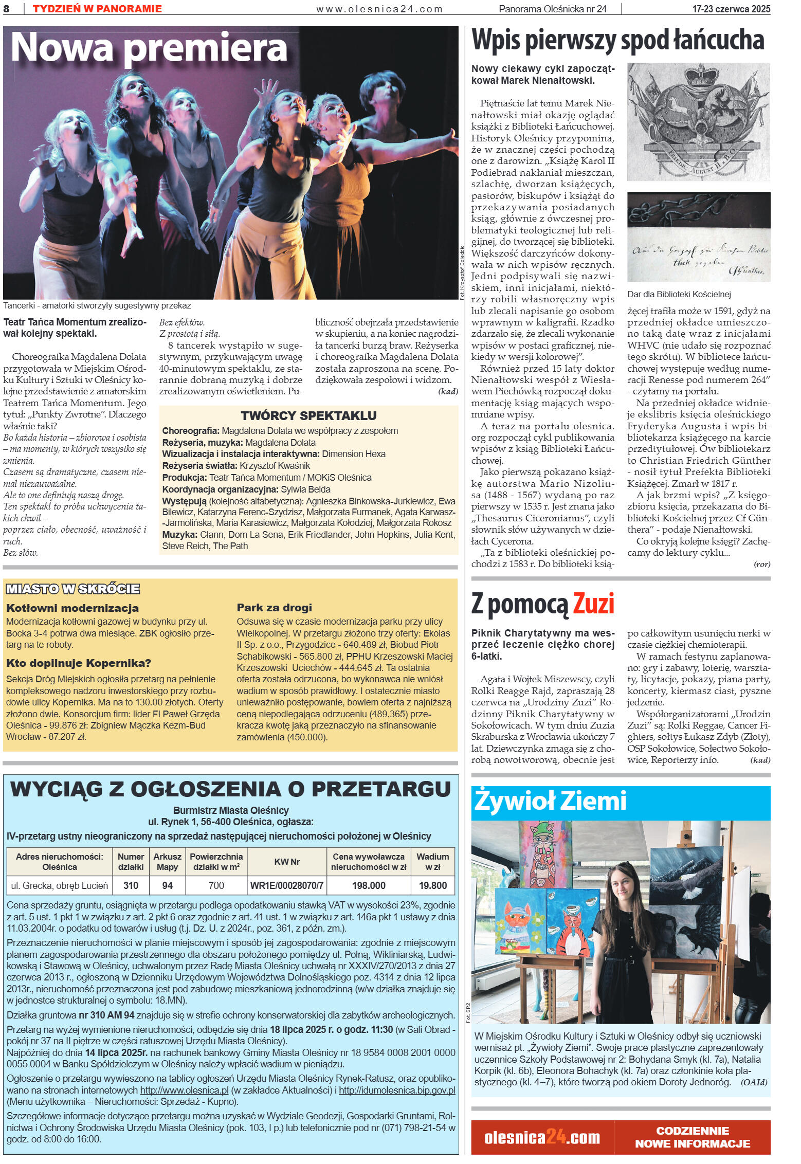 Panorama Oleśnicka nr 24 z 17 czerwca 2025 - strona 8