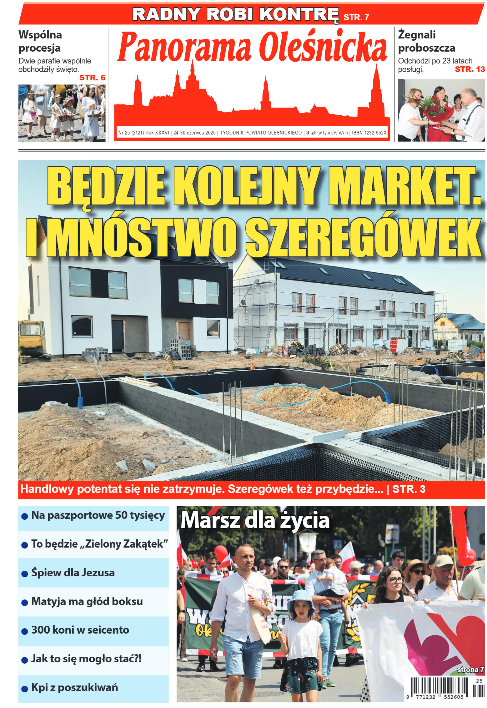 Panorama Oleśnicka nr 25 z 24 czerwca 2025 - strona 1