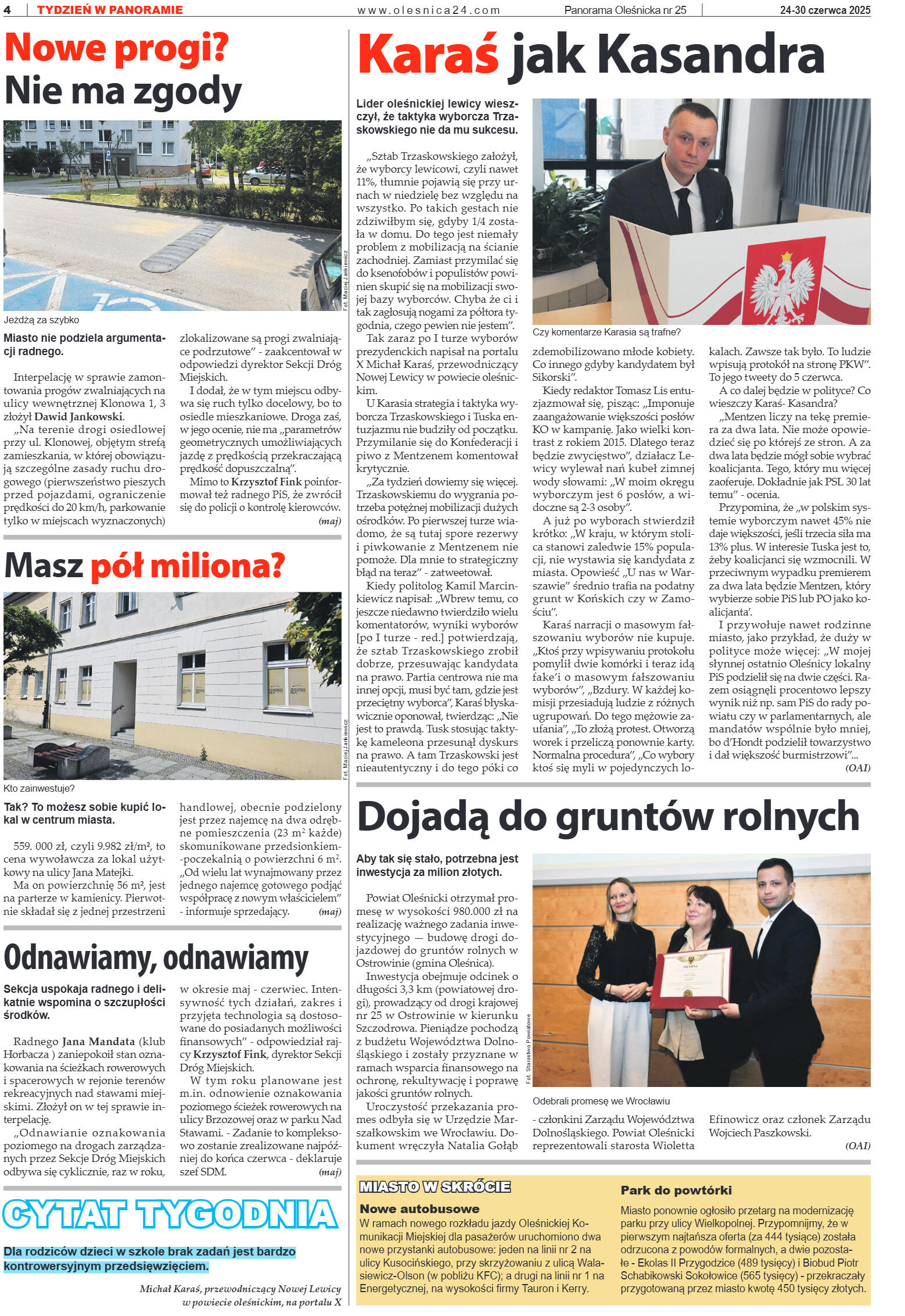 Panorama Oleśnicka nr 25 z 24 czerwca 2025 - strona 4