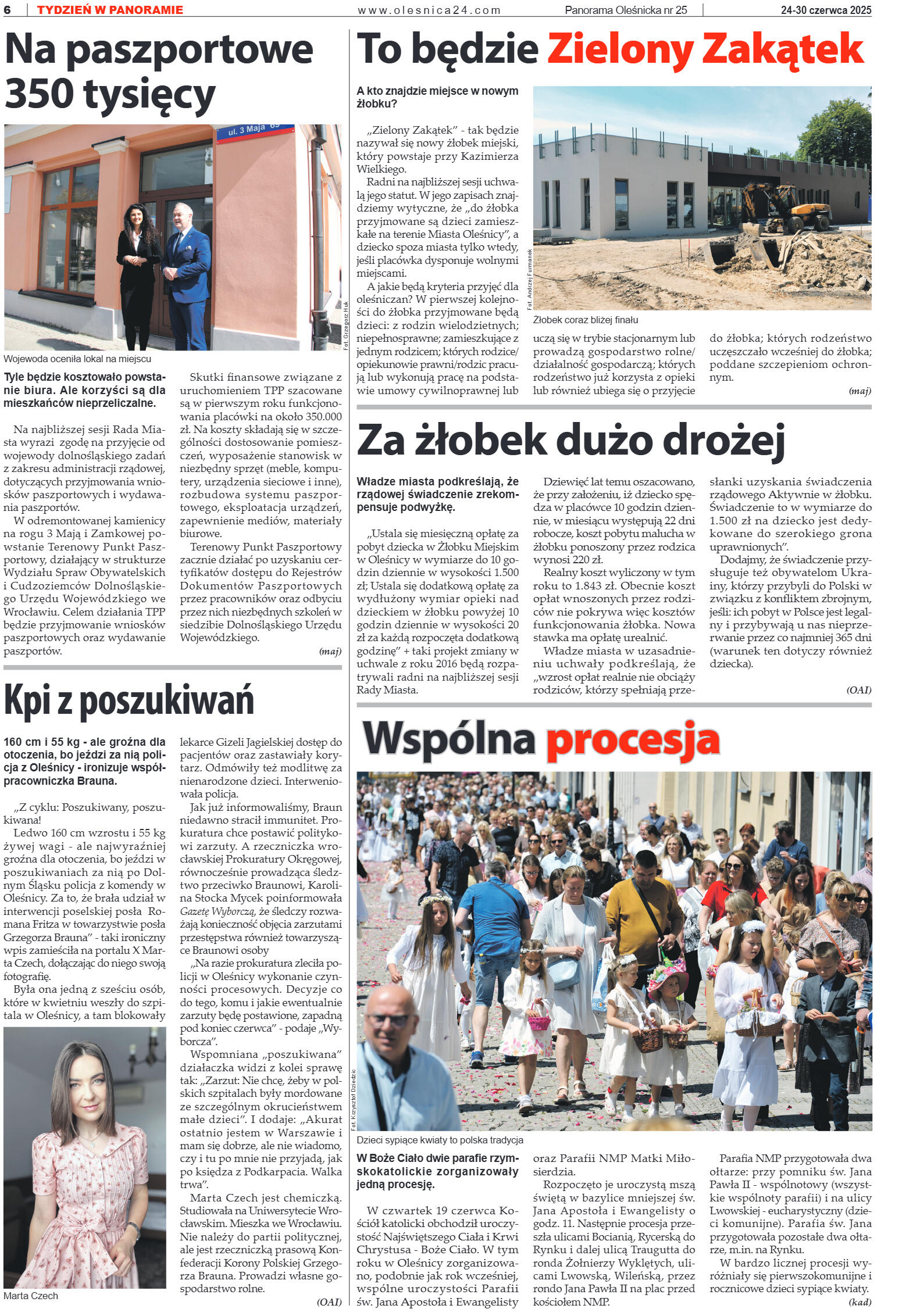 Panorama Oleśnicka nr 25 z 24 czerwca 2025 - strona 6