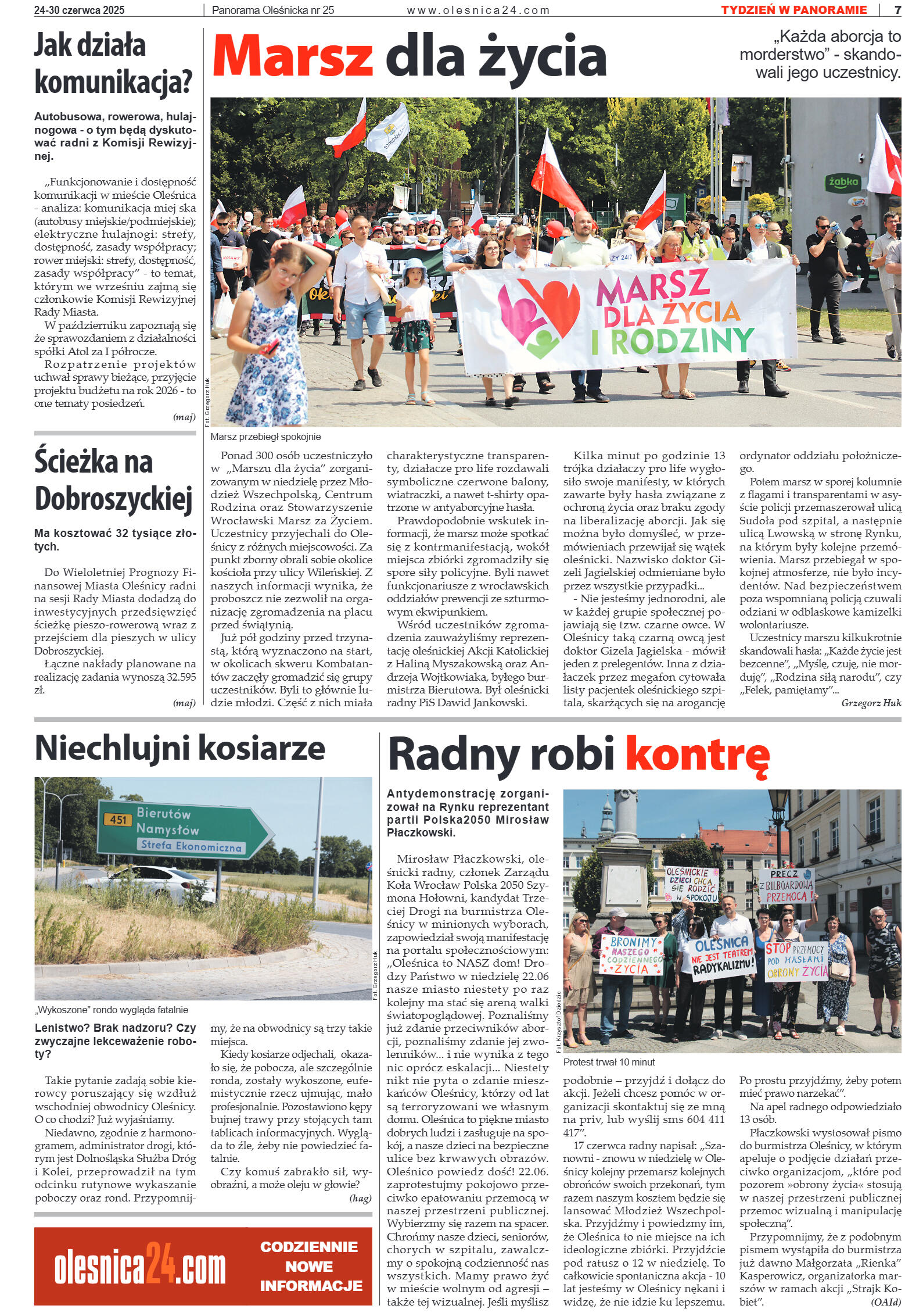 Panorama Oleśnicka nr 25 z 24 czerwca 2025 - strona 7