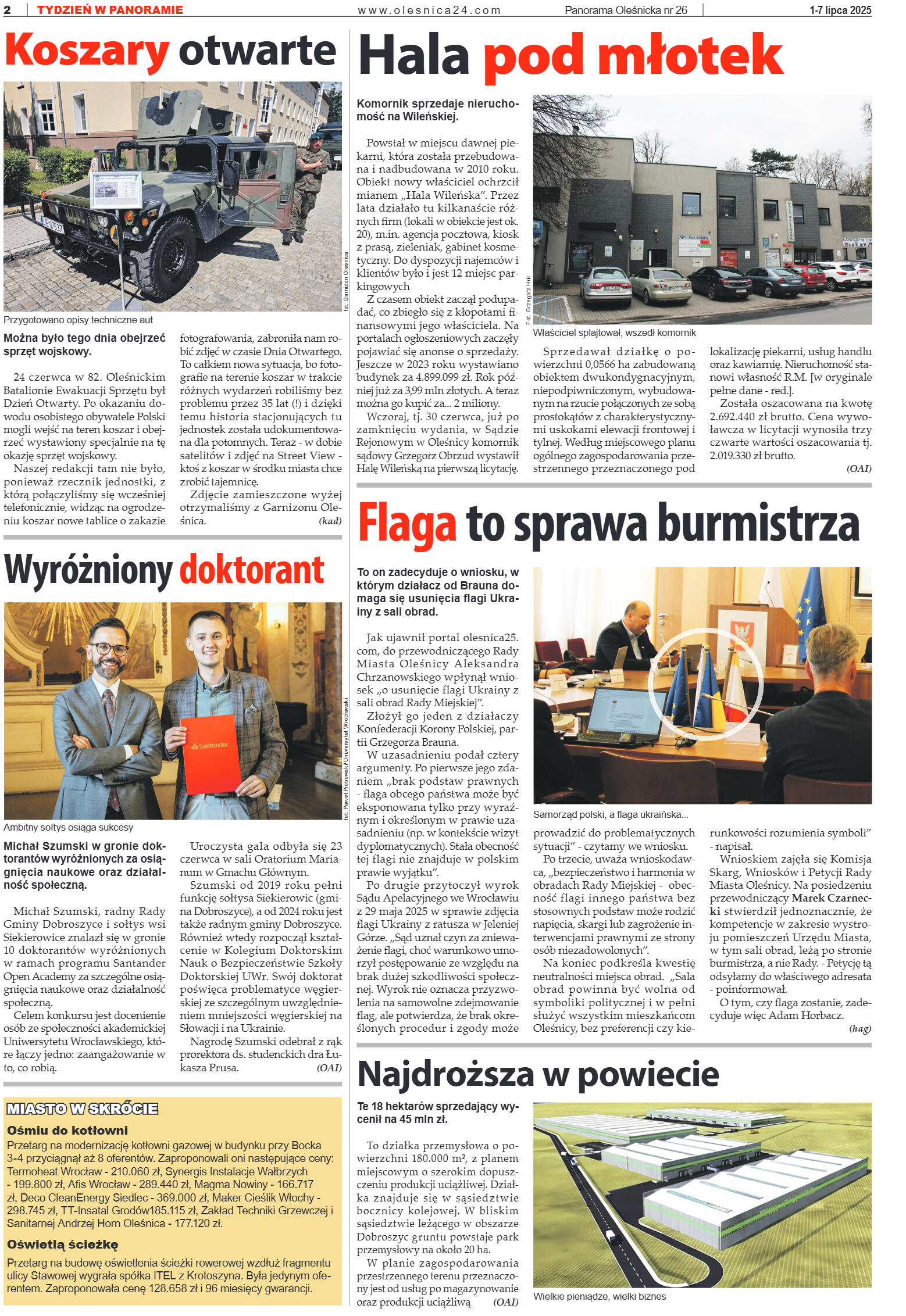 Panorama Oleśnicka nr 26 z 1 lipca 2025 - strona 2