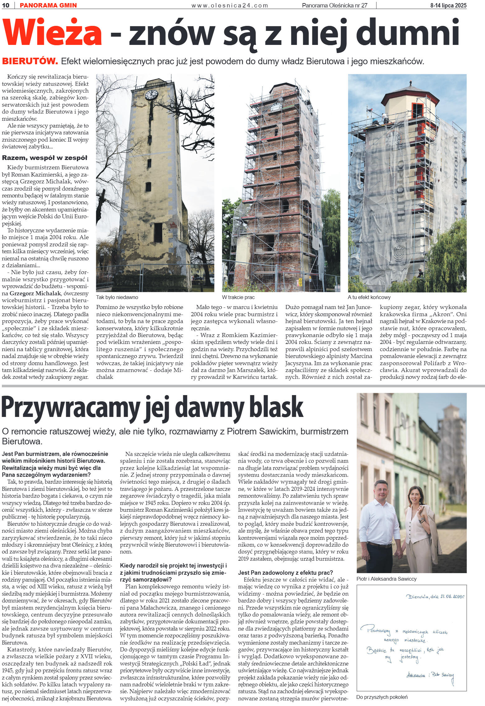 Panorama Oleśnicka nr 27 z 8 lipca 2025 - strona 10