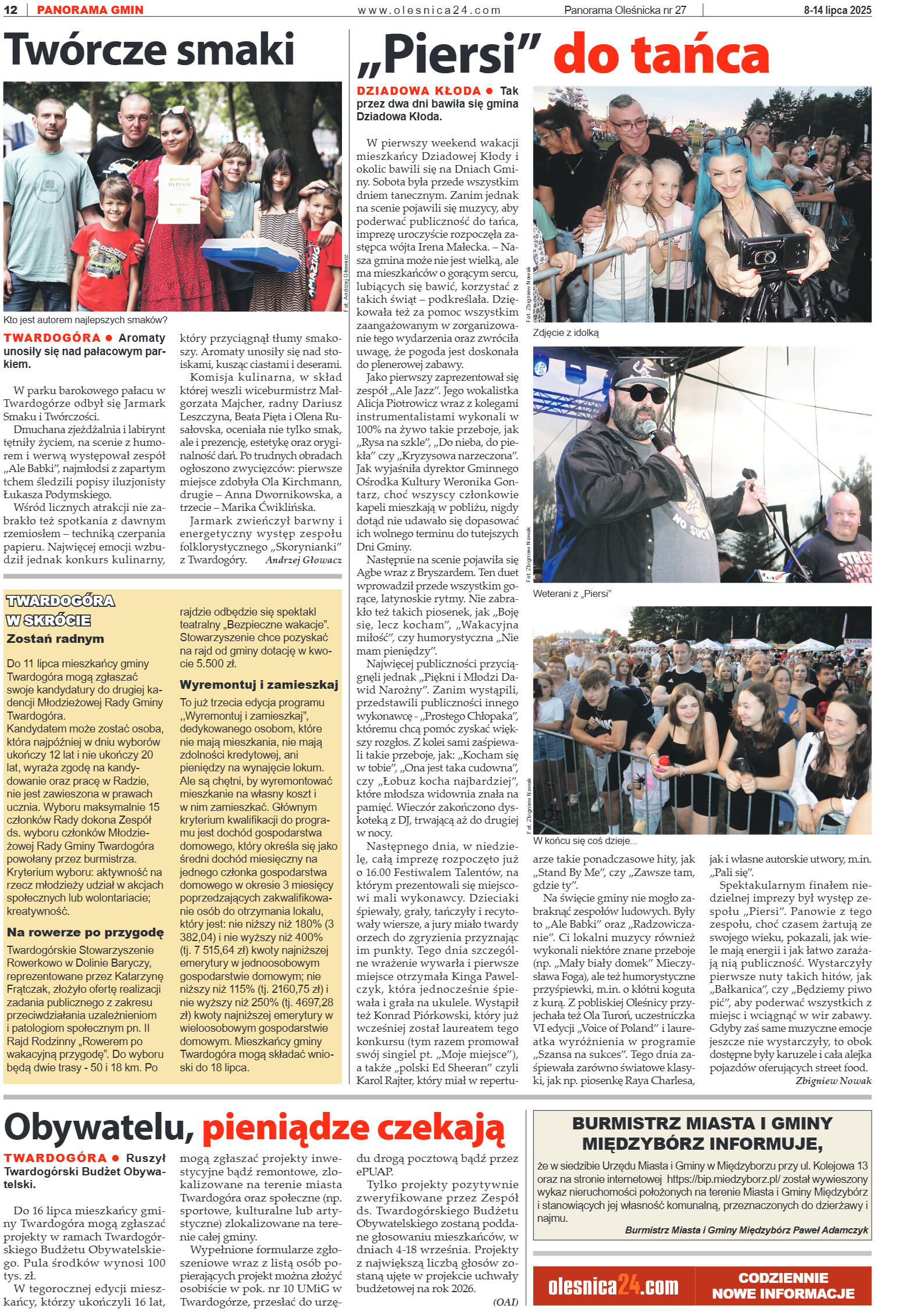 Panorama Oleśnicka nr 27 z 8 lipca 2025 - strona 12