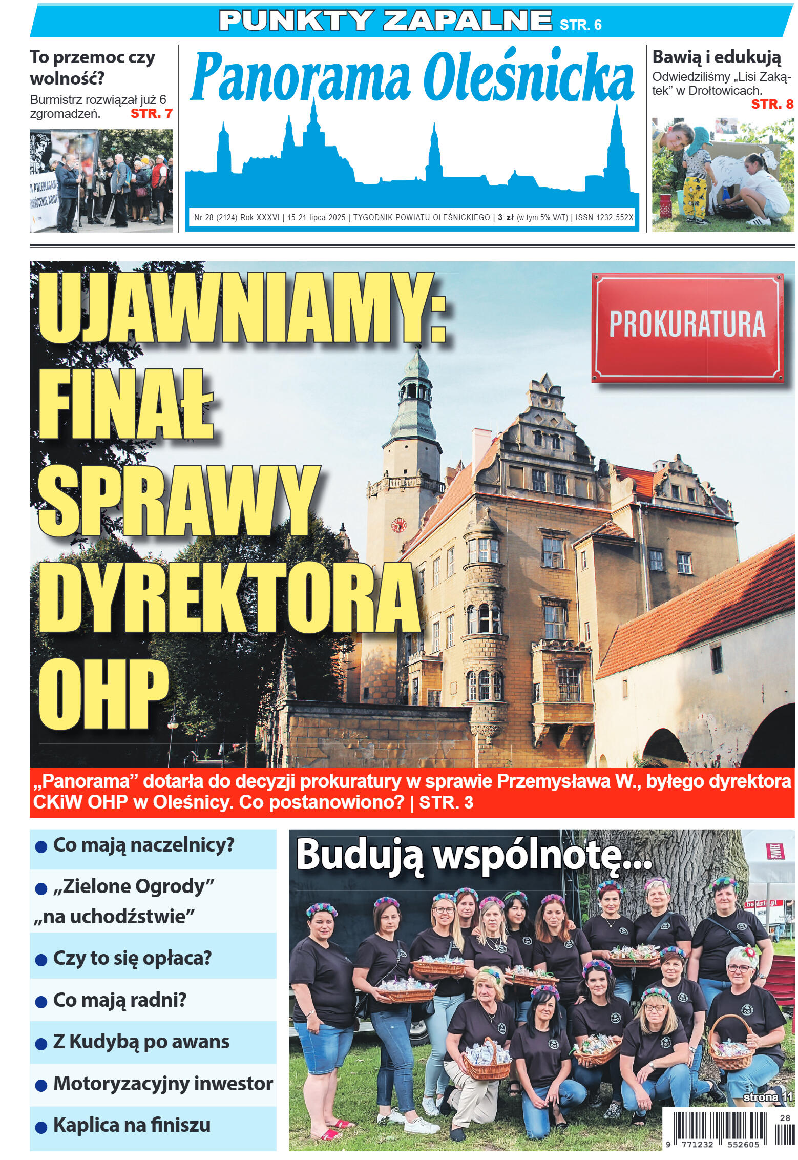Panorama Oleśnicka nr 28 z 15 lipca 2025 - strona 1
