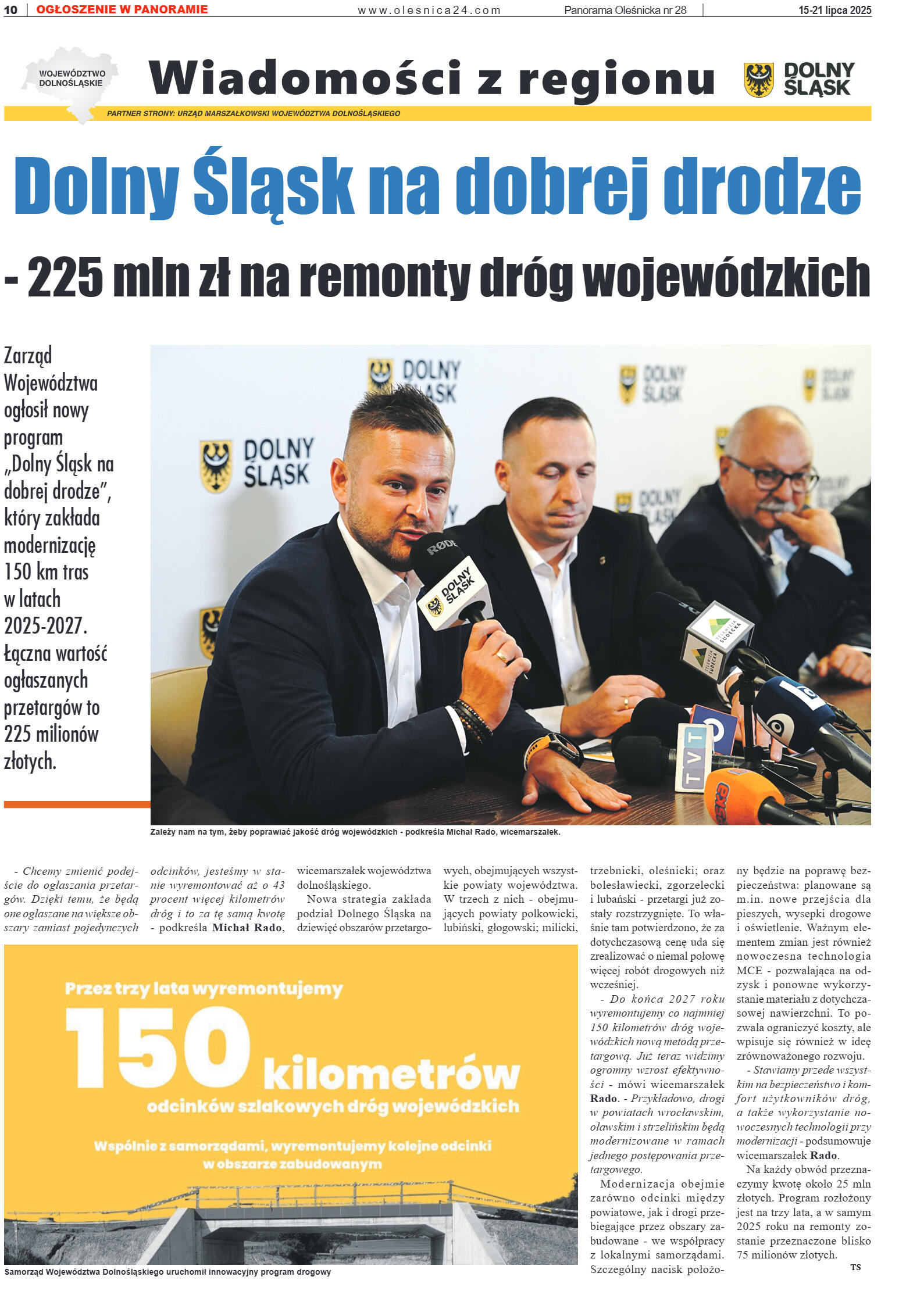 Panorama Oleśnicka nr 28 z 15 lipca 2025 - strona 10