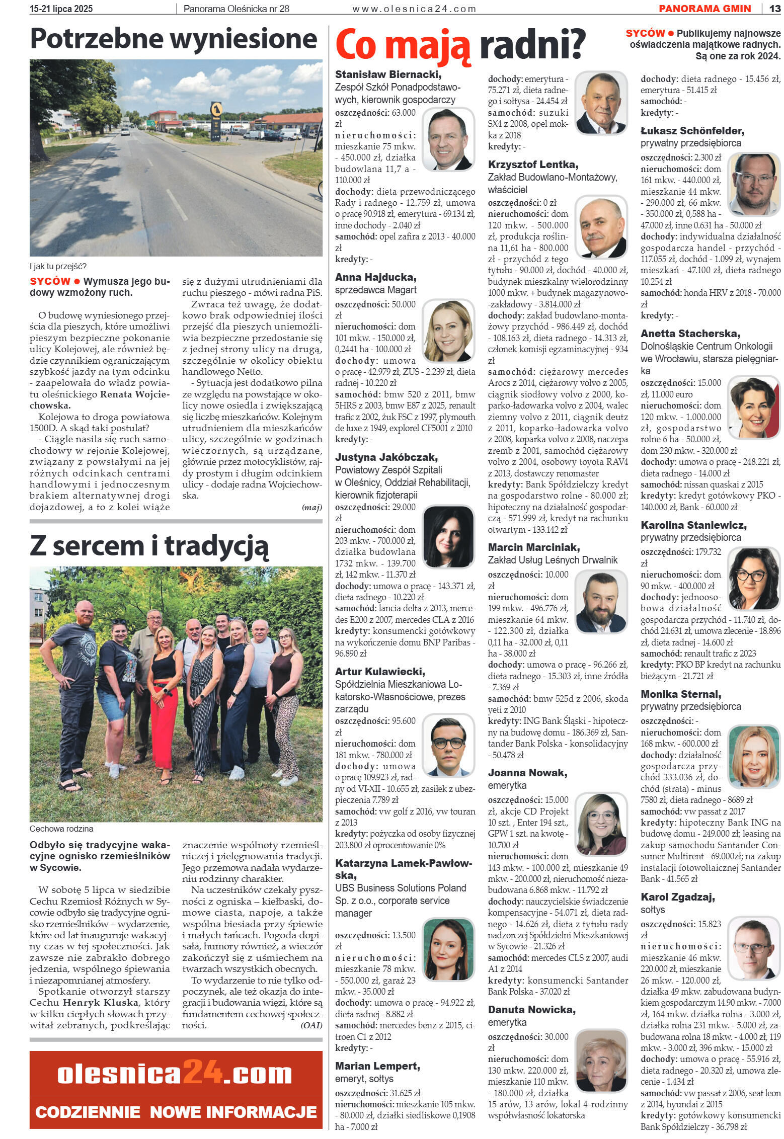 Panorama Oleśnicka nr 28 z 15 lipca 2025 - strona 13