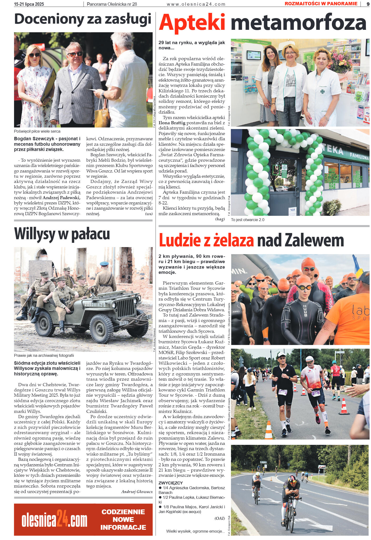 Panorama Oleśnicka nr 28 z 15 lipca 2025 - strona 9